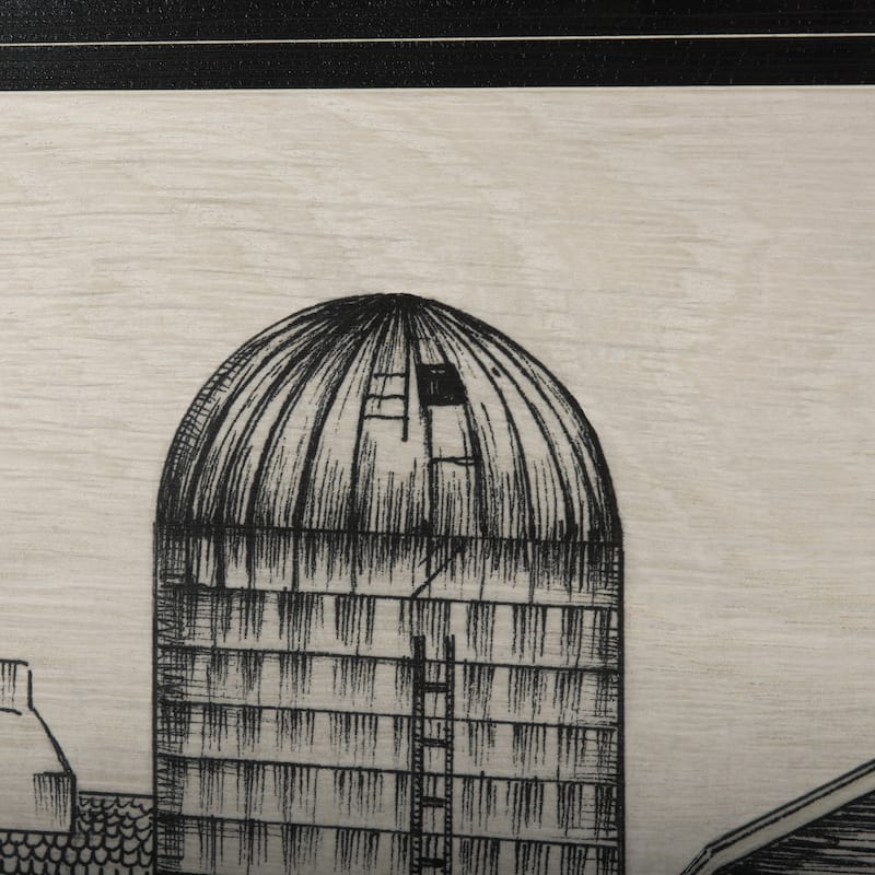 Barn Buildings II Framed Art Print
