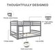 preview thumbnail 20 of 19, Avenue Greene Nola Full over Full Wood Bunk Bed