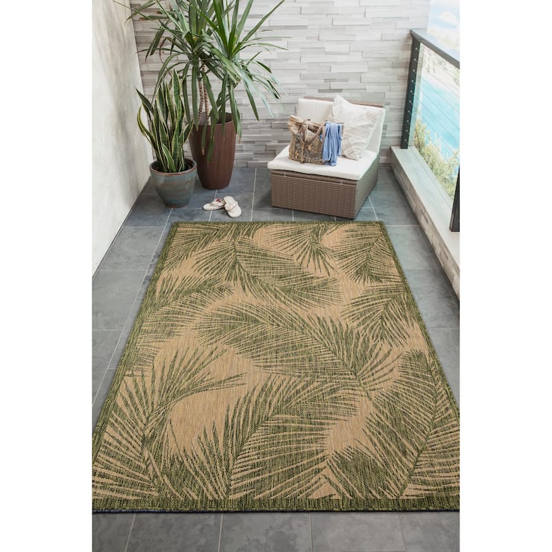 Liora Manne Carmel Fronds Indoor/Outdoor Rug