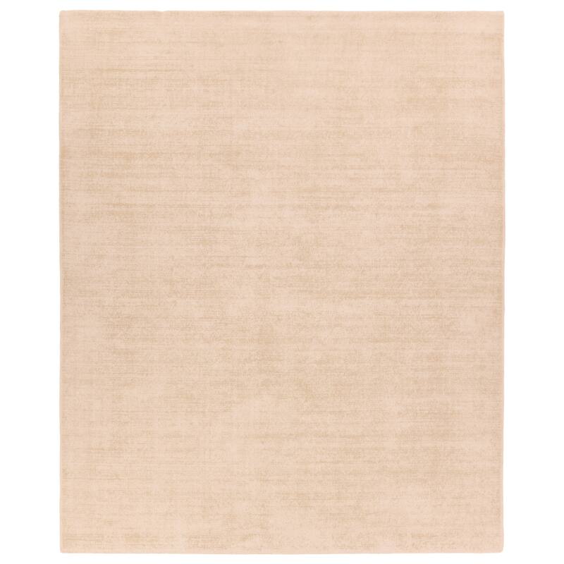 Rinella Handmade Solid Area Rug - 3' x 8' - Cream - Runner