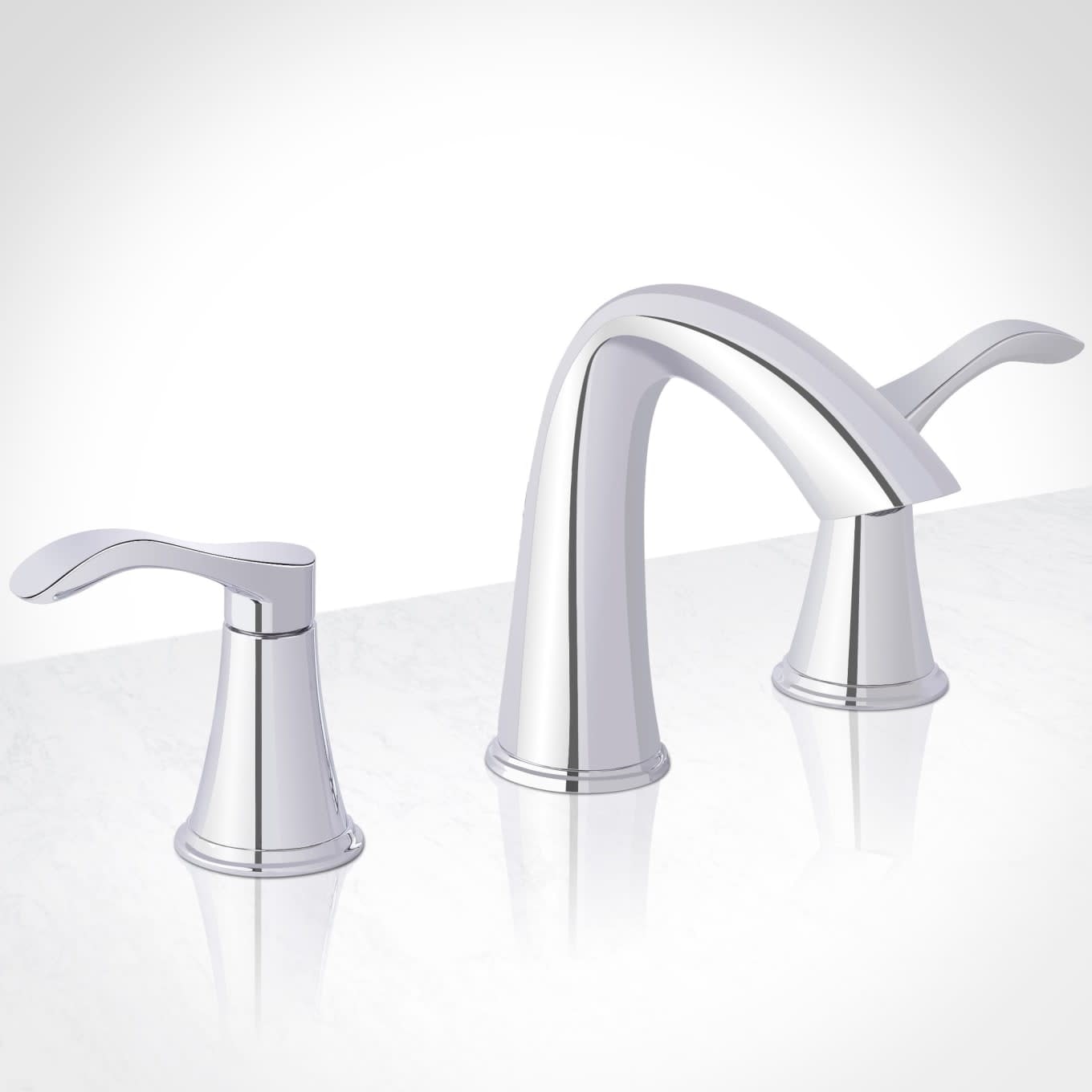 Miseno MNO311L Bella 1.2 GPM Widespread Bathroom Faucet with Pop-Up