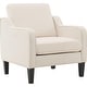 preview thumbnail 12 of 100, VINGLI Mid Century Modern Fabric Accent Chair Beige