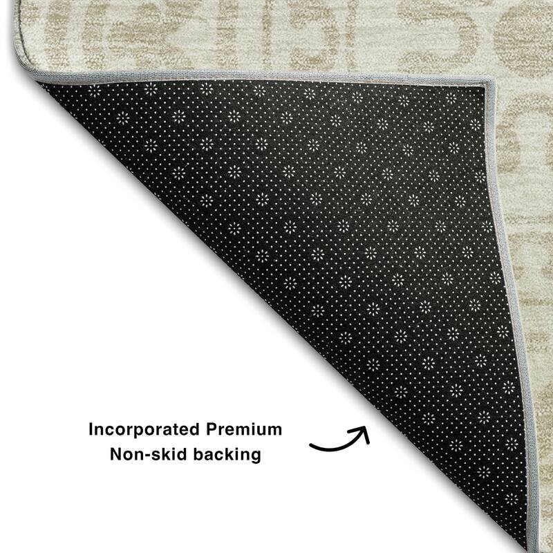 Premium Washable Super Soft Vanishing Medallion Mayfield Rug