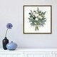 preview thumbnail 10 of 13, iCanvas "Cut Paper Bouquet III" by Victoria Borges Framed