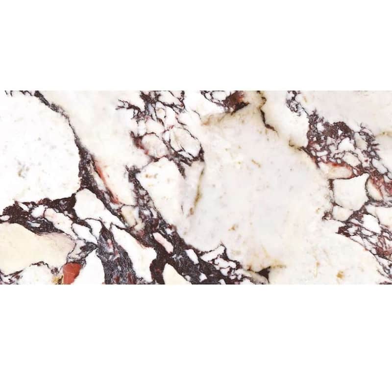 Cala Rosso 12x24 Viola Glossy Porcelain Tile - Floor, Wall - Large Format
