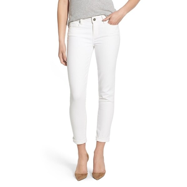 paige white cropped jeans