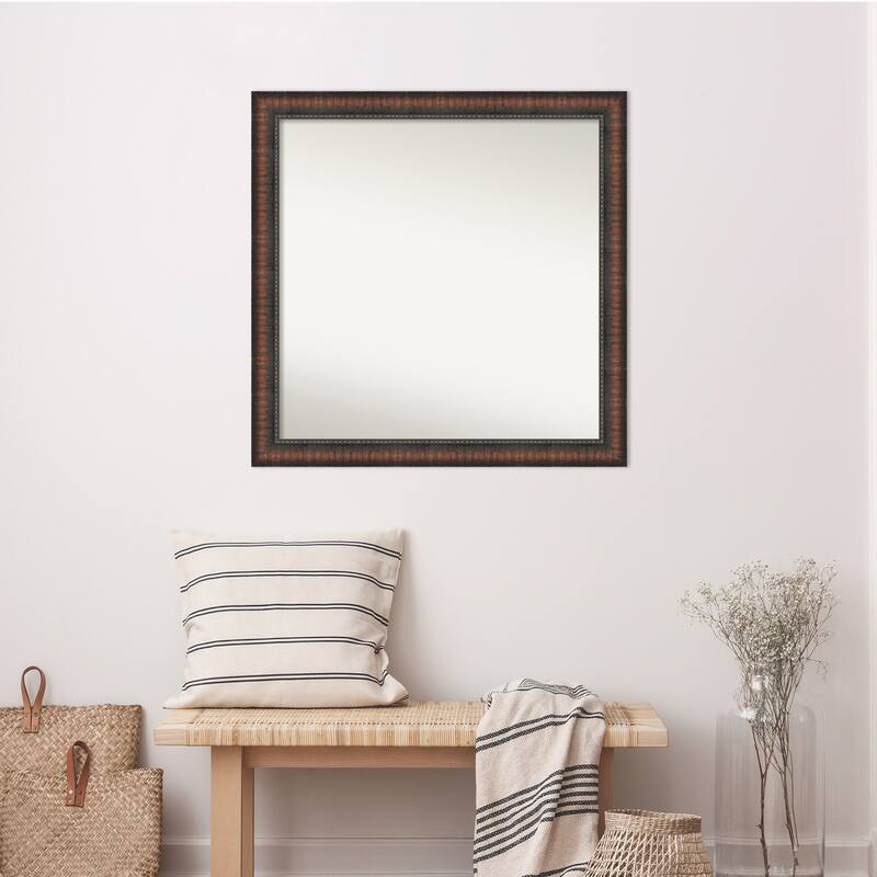Caleb Brown Non-Beveled Framed Wall Mirror - Caleb Brown