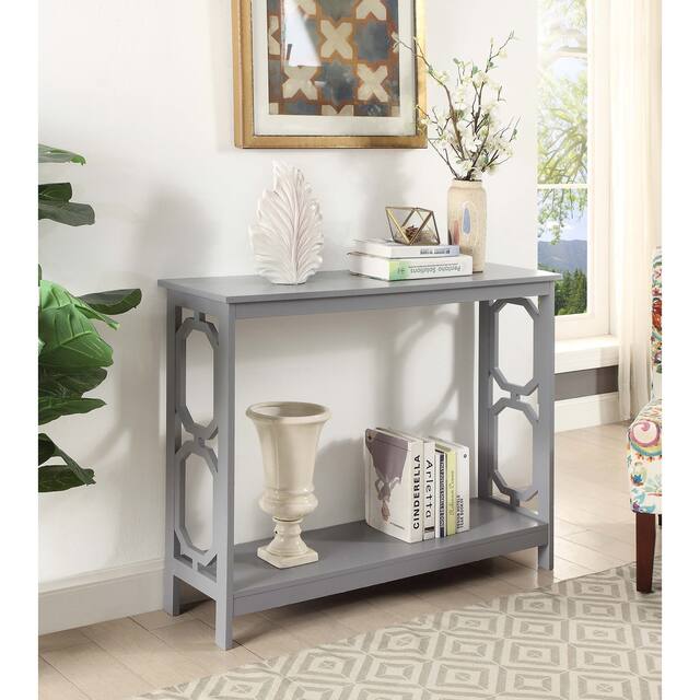 Copper Grove Hitchie Console Table with Shelf - Grey