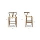 preview thumbnail 21 of 38, Poly & Bark Weave 23.5" Seat Height Counter Stool - Solid Wood with Woven Seat