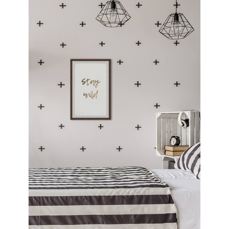 Stay Wild Framed Wall Art, Elegant Home Touch - Sophisticated Artwork for Refined Décor