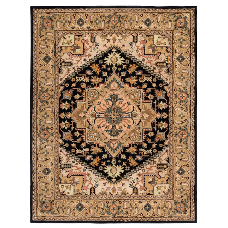 SAFAVIEH Handmade Heritage Carrol Traditional Oriental Wool Rug
