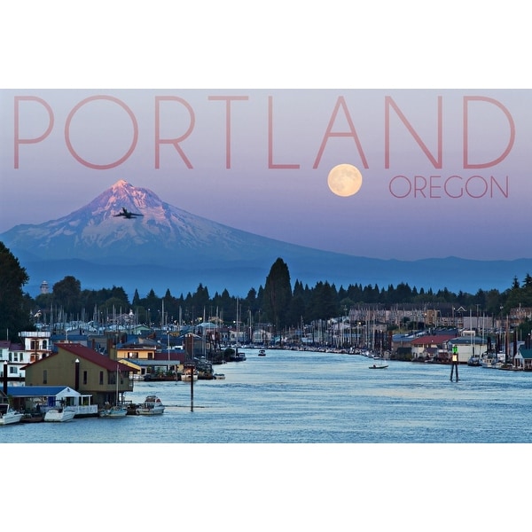 Portland Oregon Mt Hood With Purple Sky Water Lantern Portland Oregon Mt Hood With Purple Sky Water Lantern Press Photography Art Print Multiple Sizes Available Free Shipping On Orders Over