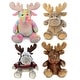 preview thumbnail 1 of 5, DolliBu Plush Moose Stuffed Toys - Wildlife Creature Plush Kit Toys
