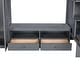 preview thumbnail 4 of 18, Multi-Functional Full Size Loft Bed Frame with Wardrobe, Low Storage Table and Storage Staircase, Health & Safe