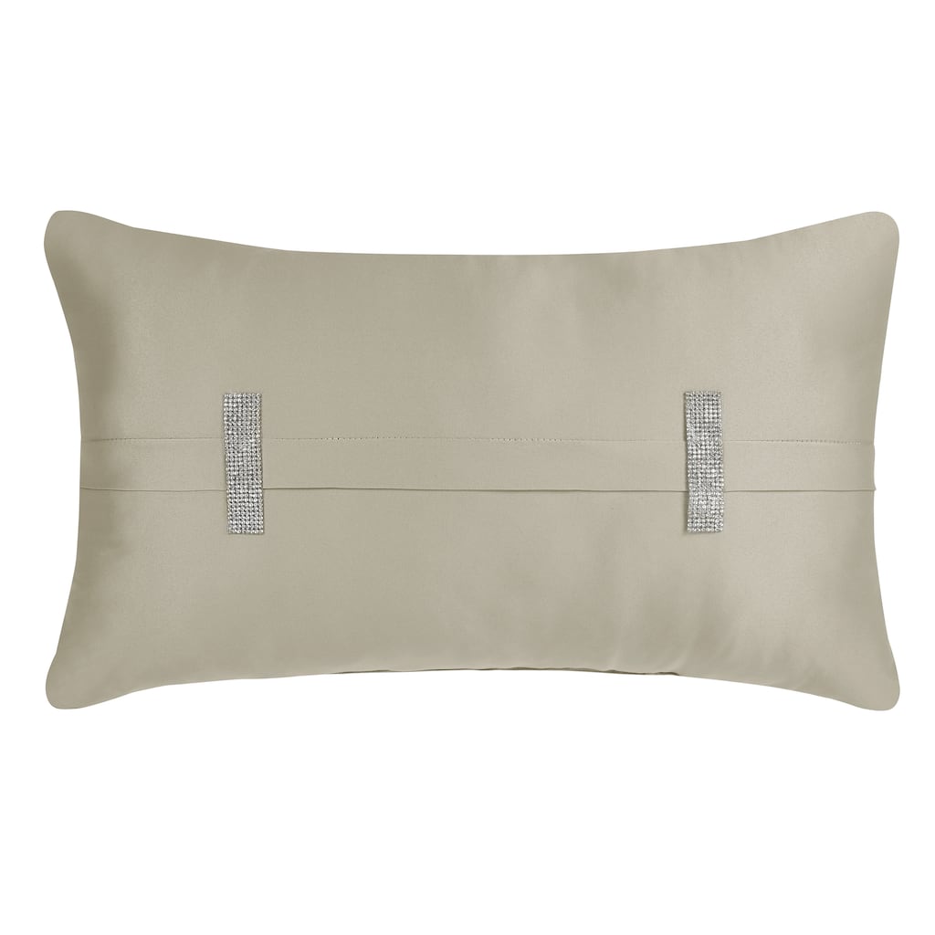 J. Queen New York Brilliance Quilted Boudoir Decorative Throw Pillow