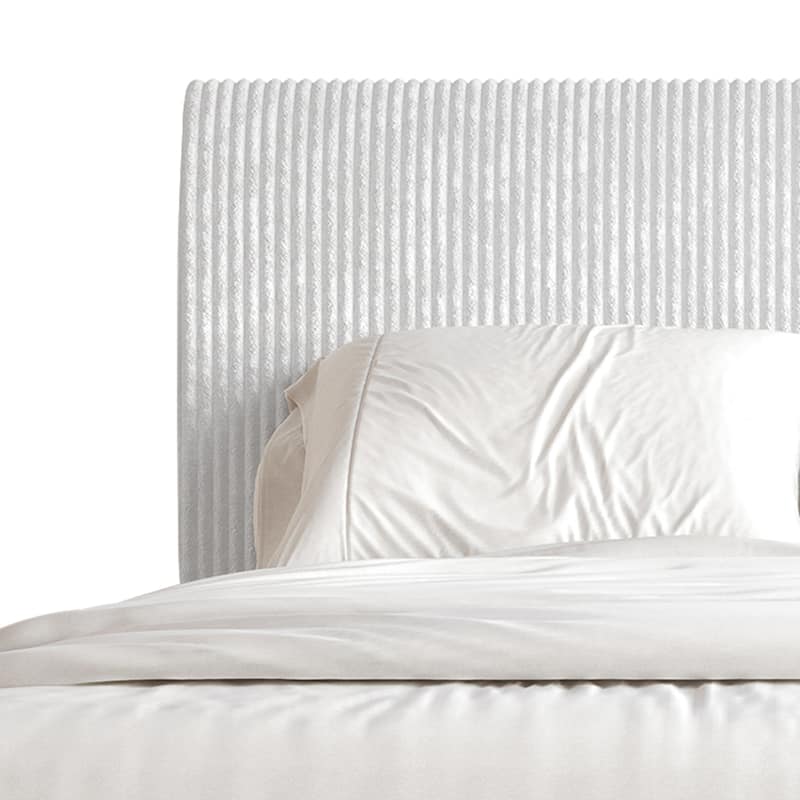 CraftPorch Corduroy Elegant and Chic Velvet Upholstered Bed