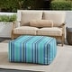 preview thumbnail 17 of 31, Sorra Home Sunbrella Outdoor Knife Edge Bean Pouf Dolce Oasis