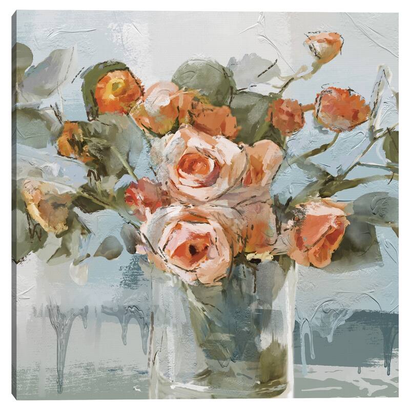 Peachy Dreams by Studio Arts Canvas Art Print