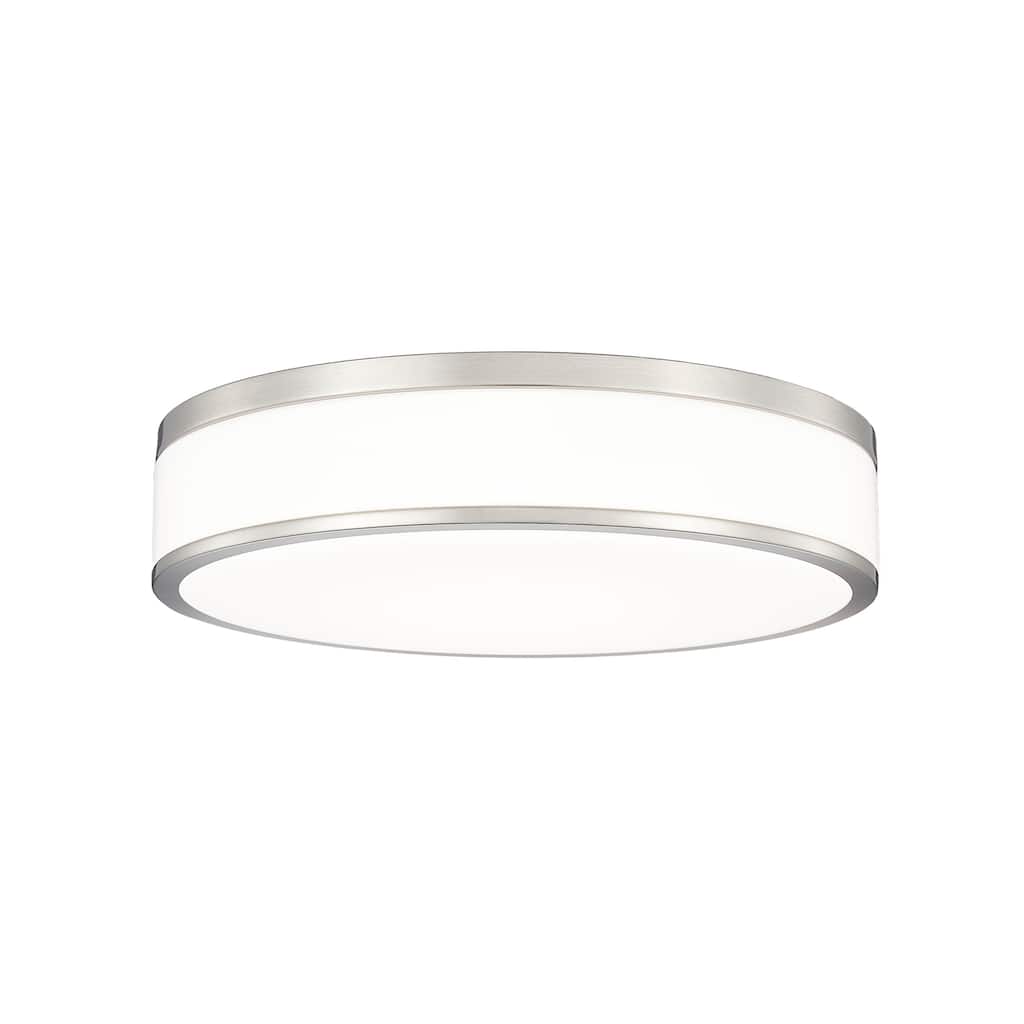Z-Lite 1012F16-LED Ballord 16" Wide Flush Mount Drum Ceiling Fixture