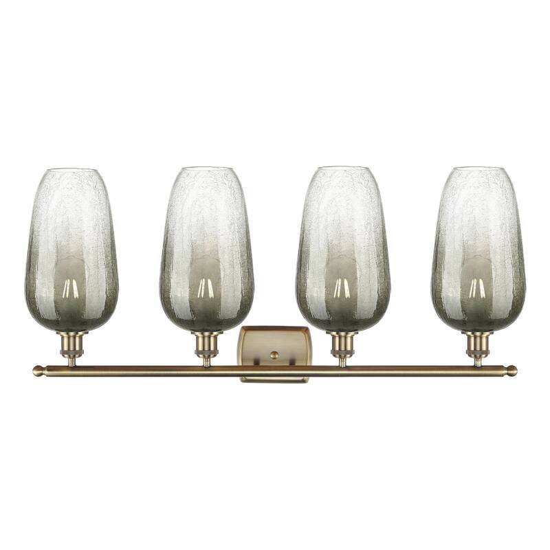 Innovations Lighting Endless Possibilities Ballston - Brookhaven Flute - 4 Light 37" Bath Vanity Light