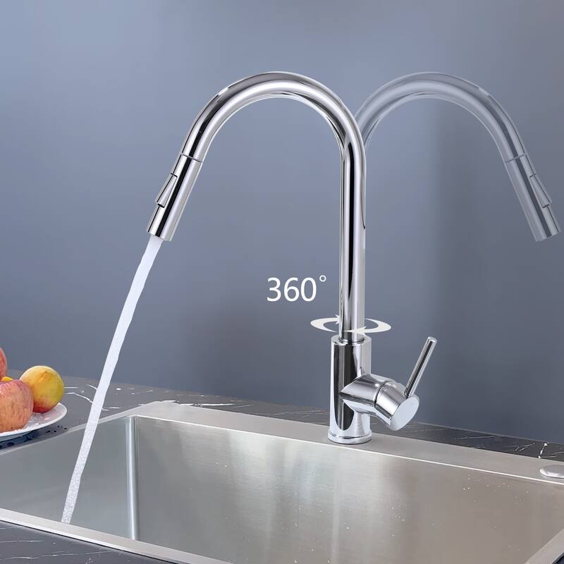 Topcraft Pull Down Stainless Steel kitchen Sink Faucet