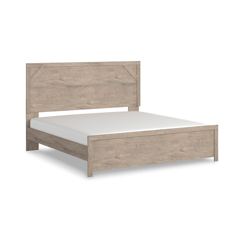 Senniberg Light Brown Panel Bed