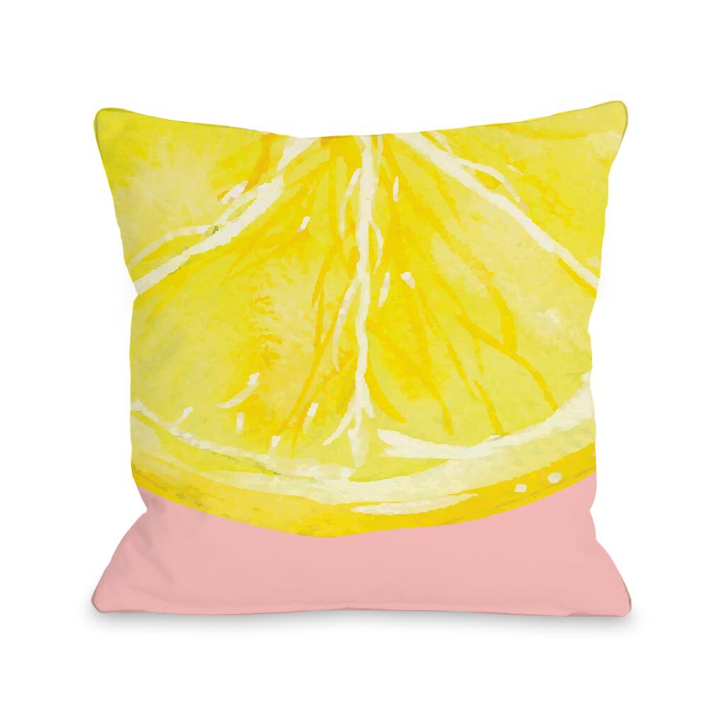 Oversized Lemon - Throw Pillow