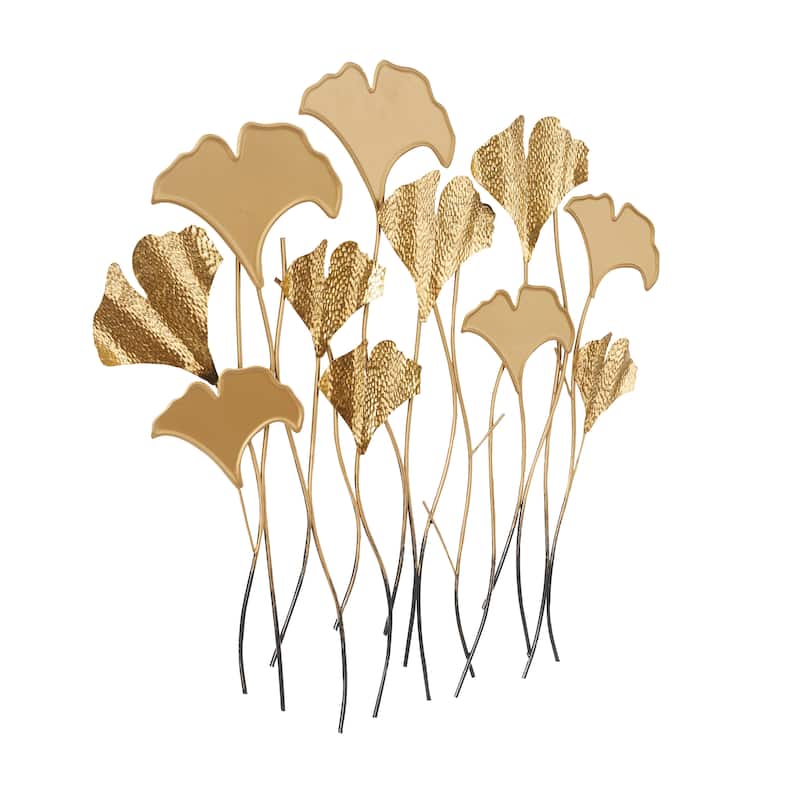 Gold Metal Bohemian Nature Wall Decor