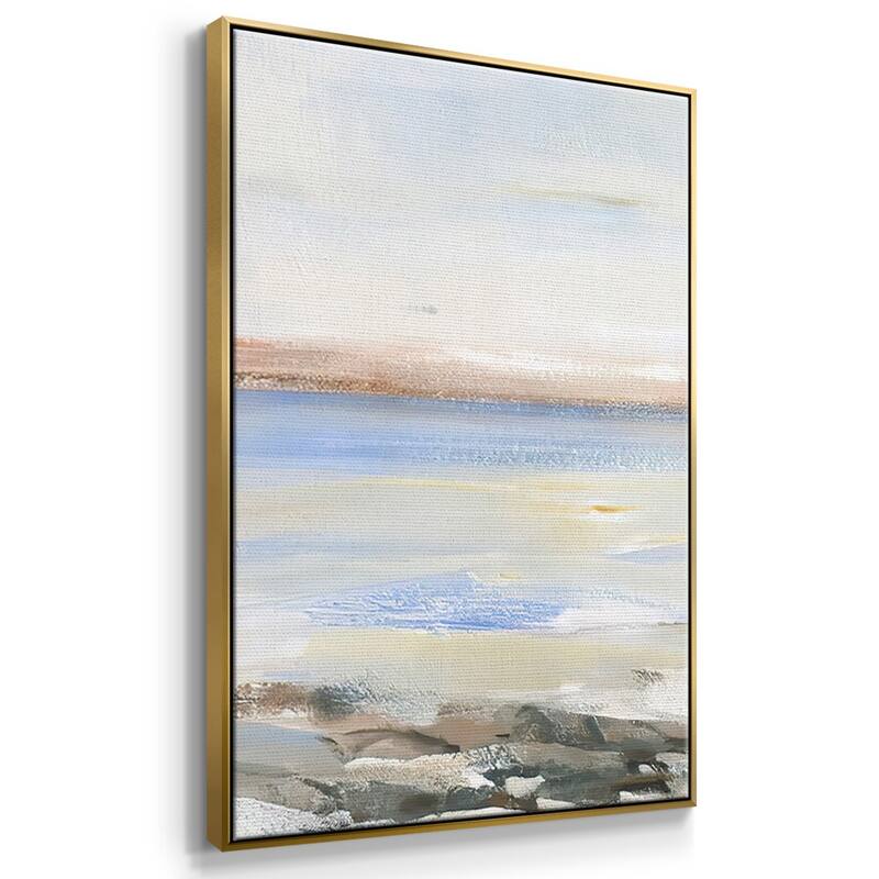 Shoreline Study II - Multi Piece Framed Canvas
