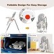 preview thumbnail 34 of 35, Babyjoy Folding High Chair Baby Dining Chair with 6-Level Height - See Details
