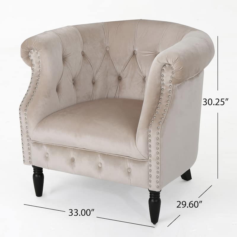 Christopher Knight Home - Akira Velvet Club Chair