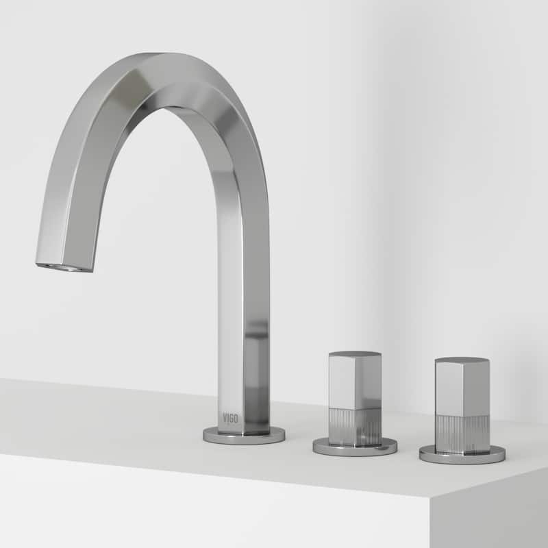 VIGO Hart 9" H 2-Handle Widespread Bathroom Faucet