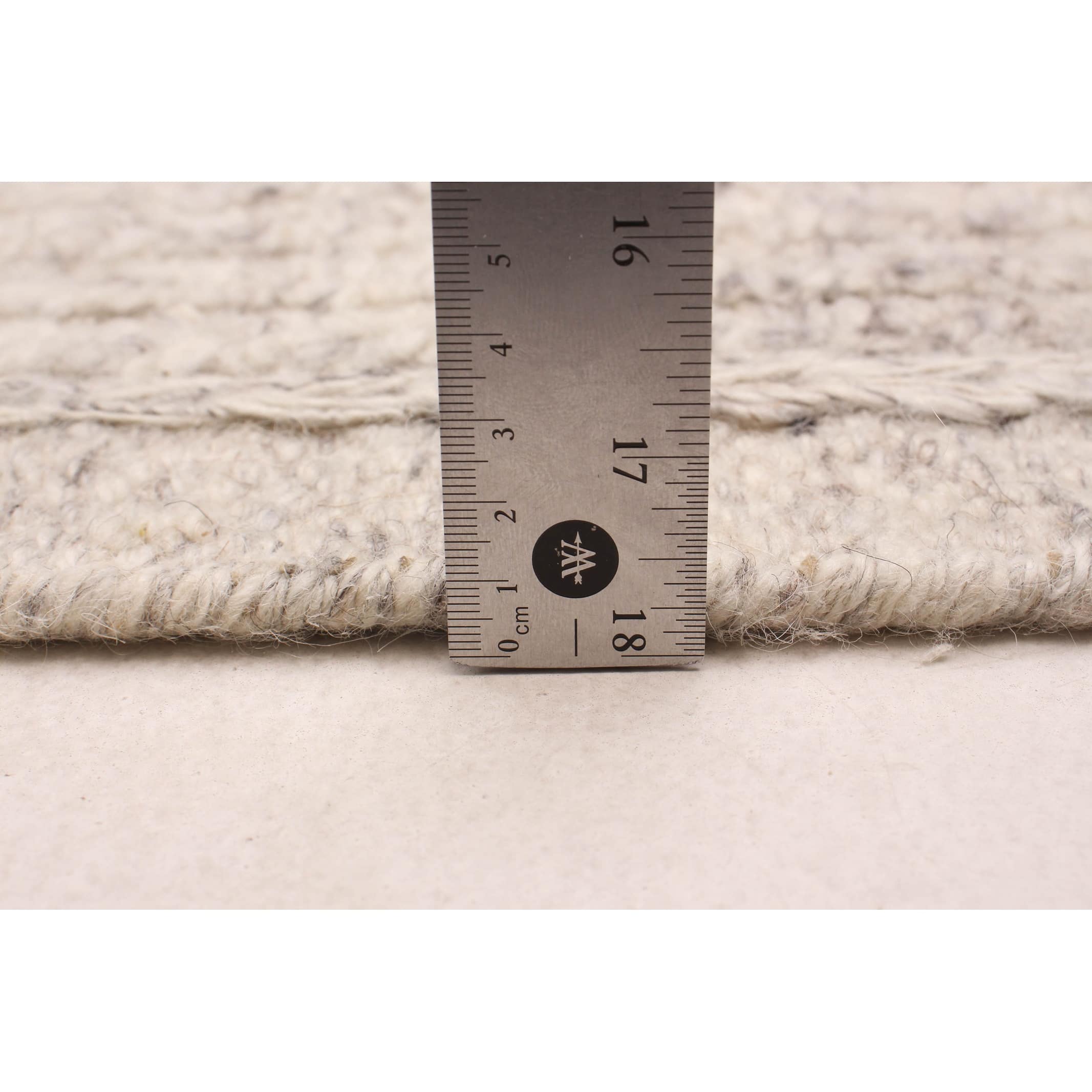 ECARPETGALLERY Braid weave Sienna Ivory Wool Rug - 9'1 x 11'10 - Bed ...