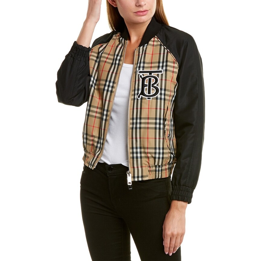 burberry bomber jacket womens