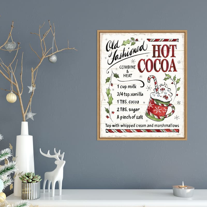 Christmas Treats VII by Anne Tavoletti Framed Canvas Wall Art