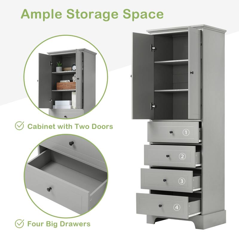 Modern Bathroom Storage Cabinet