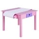 preview thumbnail 8 of 8, Costway Kids Art Table and 2 Chairs Set with Paper Roll Rack & 2