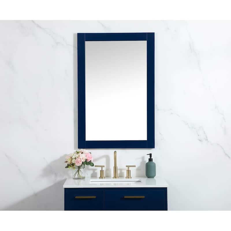 Elegant Lighting VM22436 Aqua 24" W x 36" H Traditional Rectangular