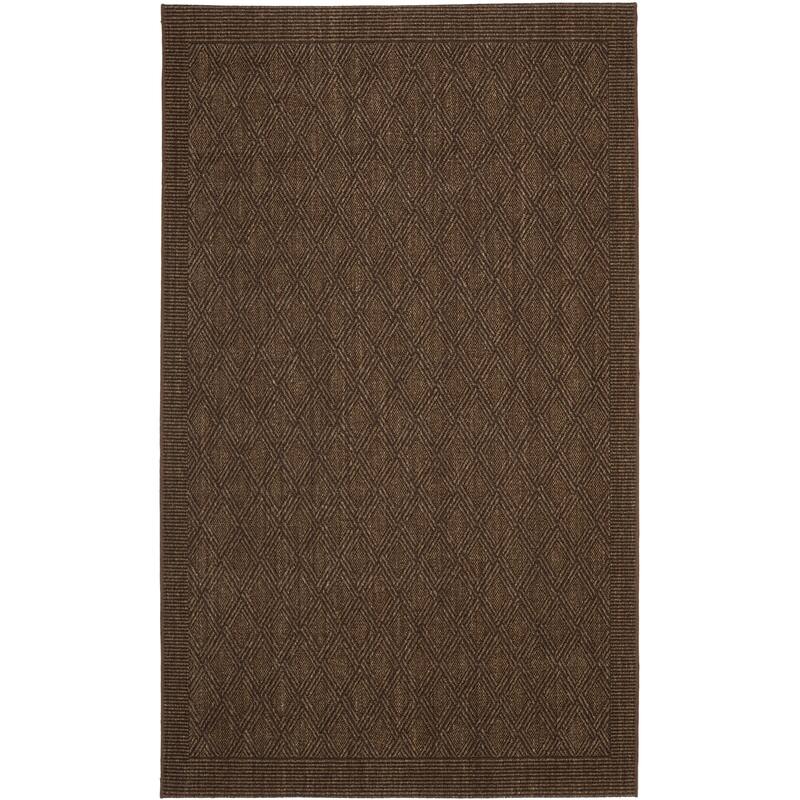 SAFAVIEH Palm Beach Tadako Trellis Sisal/ Jute Rug