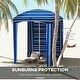 preview thumbnail 15 of 20, 5.8' x 5.8' Cabana Umbrella with Walls,Vents,Carry Bag,Beach Umbrella
