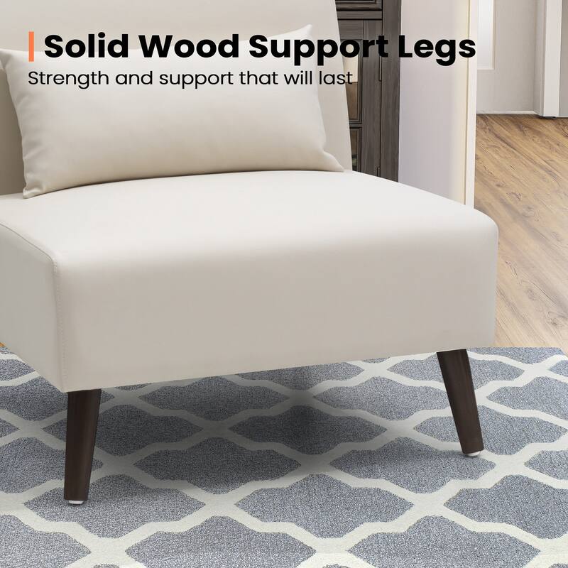 Pellebant Accent Chair Upholstered Lounge Couch Sofa for Bedroom Living Room