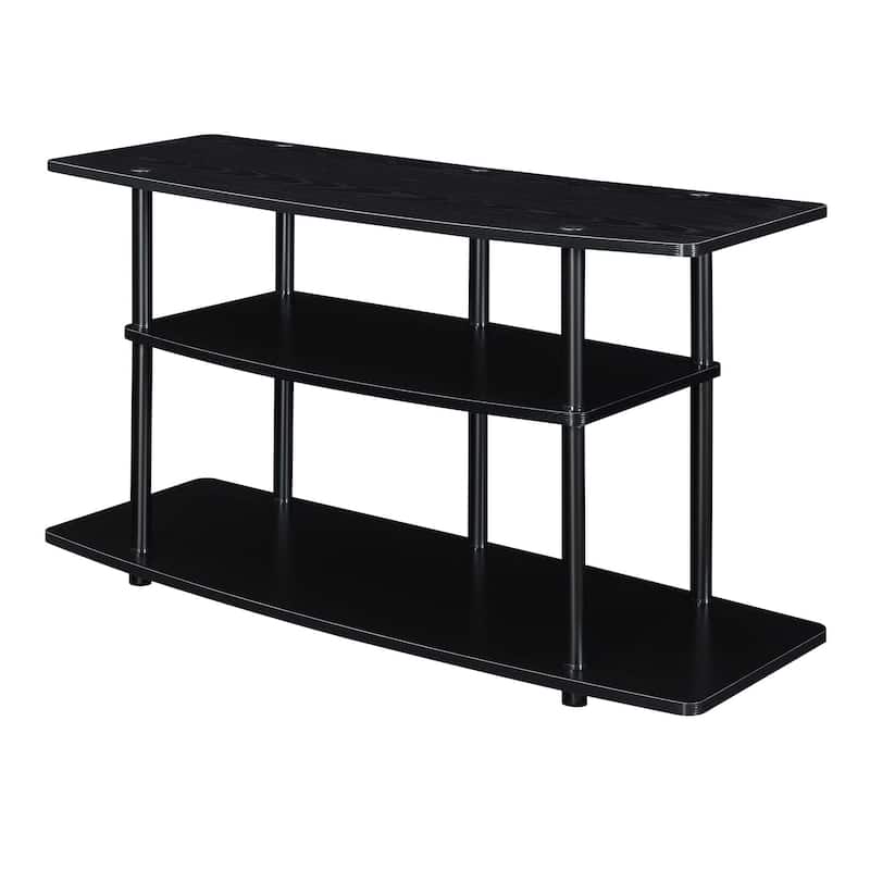Convenience Concepts Designs2Go No Tools 3 Tier Wide TV Stand