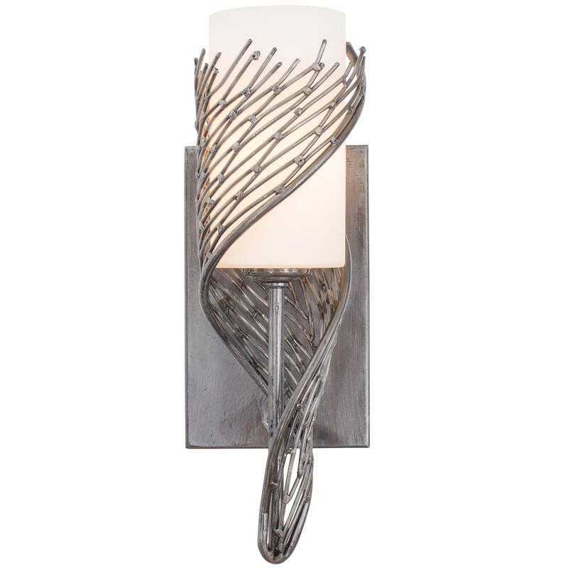 Varaluz Flow 1-Light Wall Sconce - Left - Steel