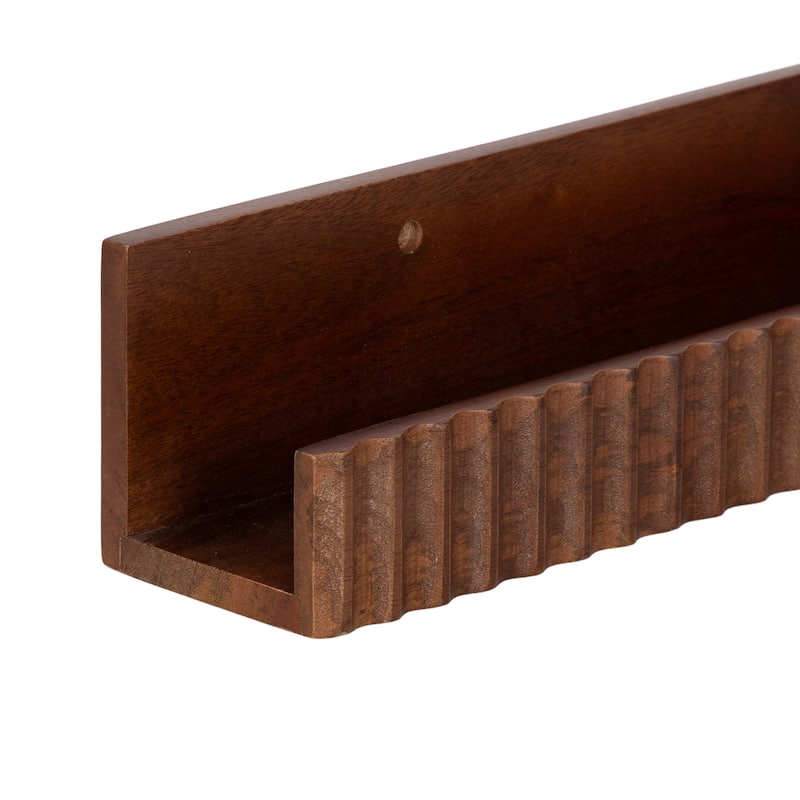 Kate and Laurel Furrow Ledge Shelf Set.