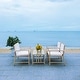 preview thumbnail 25 of 42, SAFAVIEH Outdoor Living Krissy 4-Piece Patio Set