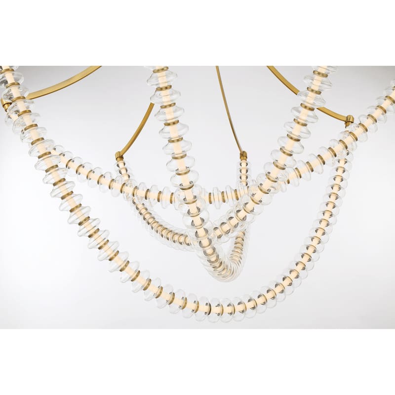 Minka Lavery 5648-L Pearl 50" Wide Abstract Chandelier