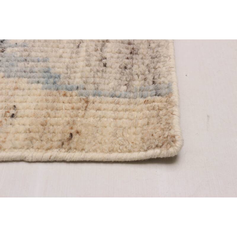 ECARPETGALLERY Hand-knotted Tangier Beige Wool Rug - 7'11 x 9'11