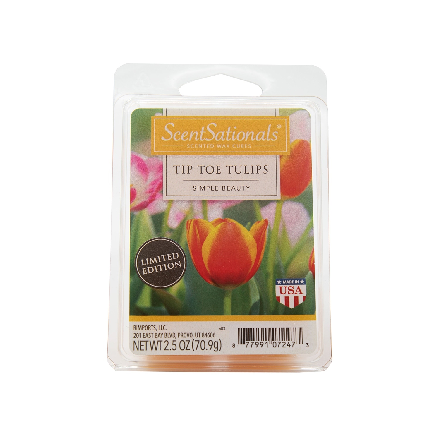 Scentsationals Tip Toe Tulips 2.5 oz Fragrant Wax Melts - 6 Scented Wax  Cubes - Bed Bath & Beyond - 30838459