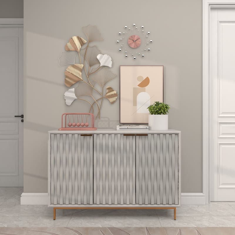 Gold / Copper / or Silver Iron Metal Starburst Sun Glam Wall Clock