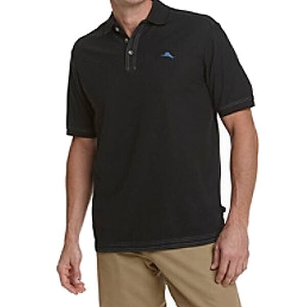 Shop Tommy Bahama New Black Mens Size Big 5x Short Sleeve Polo